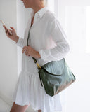 Singapore Army Leather Crossbody Bag