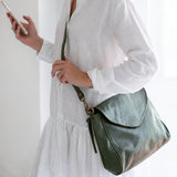 Singapore Army Leather Crossbody Bag