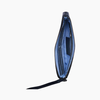 Berlin Black Smooth Leather Clutch Wallet - Sale