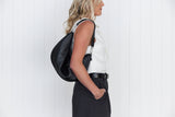 Luna Black Slouchy Crescent - Sale