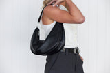 Luna Black Slouchy Crescent - Sale