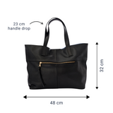 New York Army Leather Tote Bag