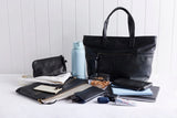 New York Army Leather Tote Bag