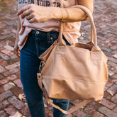 Paris Blush Leather Tote - Sale