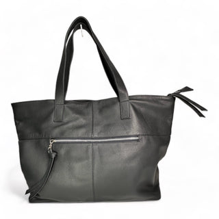 Toronto French Navy Leather Tote - Sale