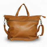 Rome Caramel Leather Tote Bag