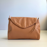 Singapore Blush Leather Crossbody Bag