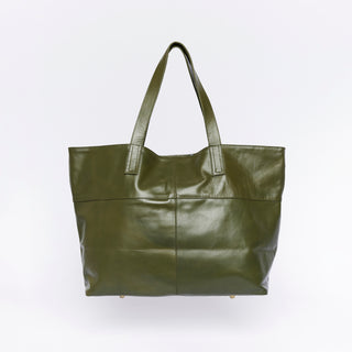 New York Army Leather Tote Bag