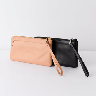 Berlin Blush Leather Clutch Wallet