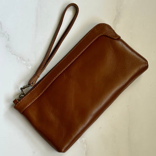 Berlin Chocolate Leather Clutch Wallet