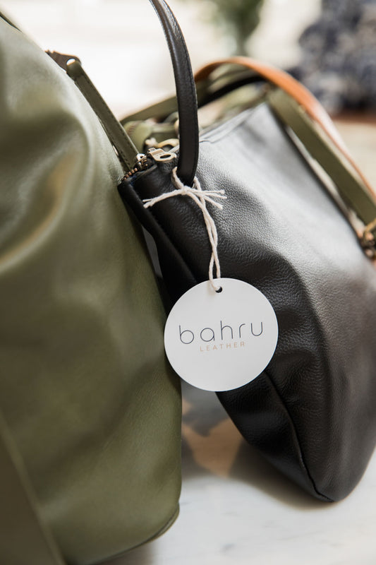 Mini Florence Pebbled Black Leather Crossbody Wallet