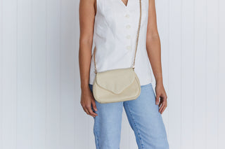 Coco Linen Crossbody Clutch