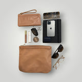 Florence Caramel Leather Crossbody - Sale
