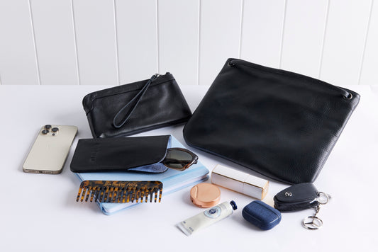 Florence Black Sheep Leather Crossbody