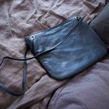 Florence French Navy Sheep Leather Crossbody