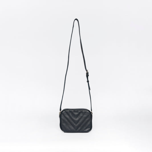 Gigi French Navy Leather Strap