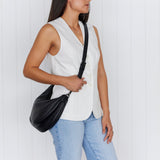 Luna Black Slouchy Crescent - Sale