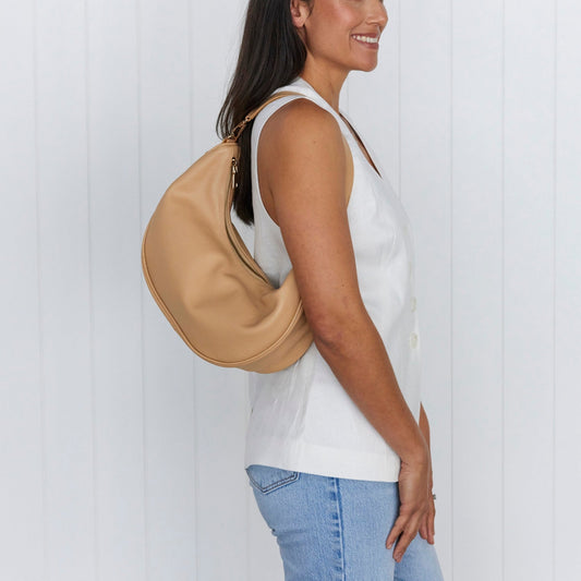 Luna Latte Slouchy Crescent - Sale