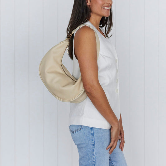 Luna Linen Slouchy Crescent