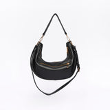 Luna Black Slouchy Crescent