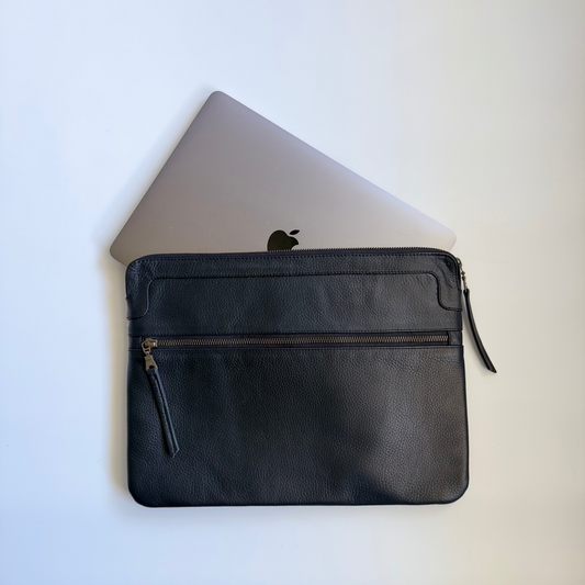Madrid Black Laptop Sleeve