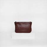 Mini Florence Cocoa Leather Crossbody Wallet