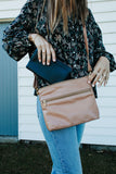 Mini Rome Blush Leather Crossbody