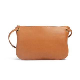 Mini Florence Caramel Leather Crossbody Wallet