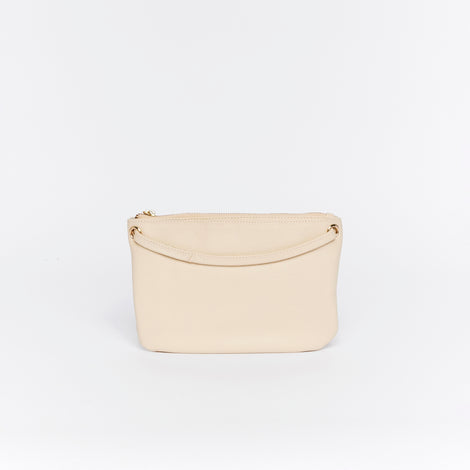 Mini Florence Linen Leather Crossbody Wallet