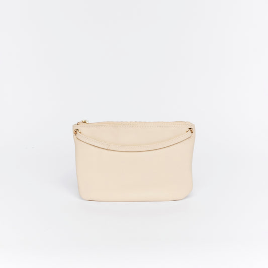 Mini Florence Linen Leather Crossbody Wallet