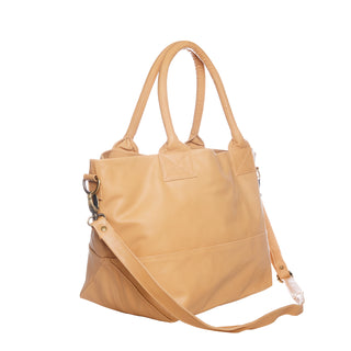 Paris Nude Leather Tote Bag