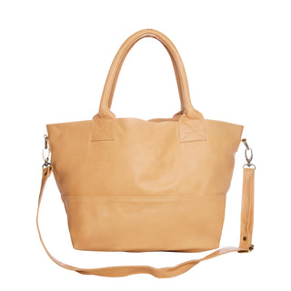 Paris Nude Leather Tote Bag