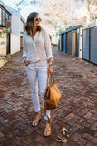 Paris Caramel Leather Tote Bag