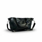 Paris French Navy Sheep Leather Tote Bag