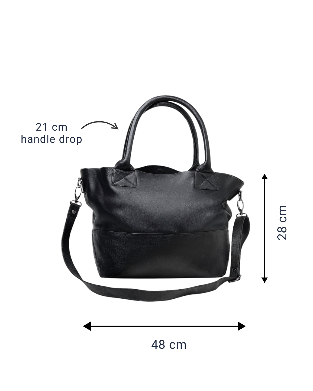 Paris Gold Leather Tote Bag