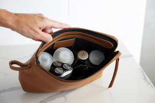 Sicily Black Toiletry Bag