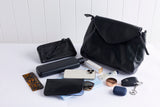 Singapore Smooth Black Crossbody - Sale
