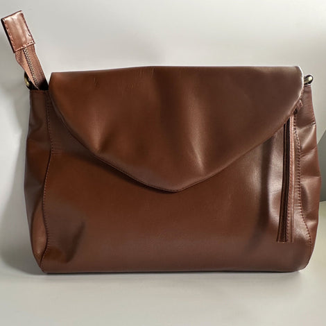 Singapore Cocoa Leather Crossbody