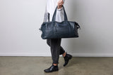 Sorrento French Navy Leather Weekender - Sale