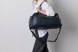 Sorrento French Navy Leather Weekender - Sale