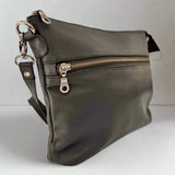 Mini Rome Black Leather Crossbody