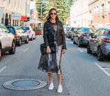 Singapore Black Leather Crossbody Bag