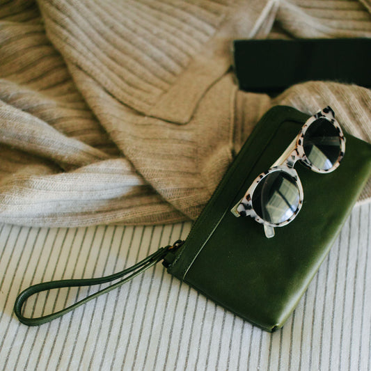 Berlin Army Leather Clutch Wallet