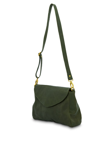 Singapore Army Leather Crossbody Bag