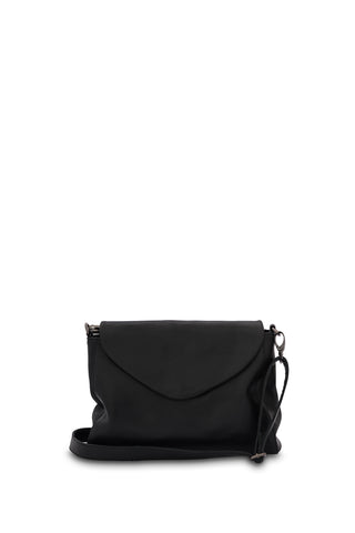 Singapore Leather Crossbody Bag - Black